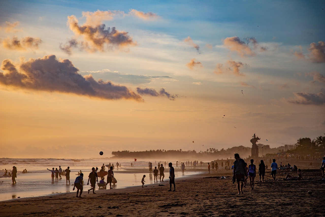 beach, nature, dusk